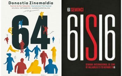Carteles para las próximas ediciones de la Seminci y San Sebastián, por Movies4indies